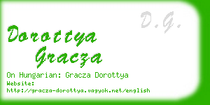 dorottya gracza business card